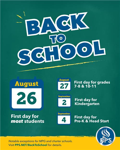 Back to school flyer