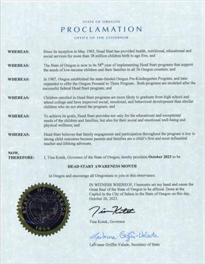 proclamation