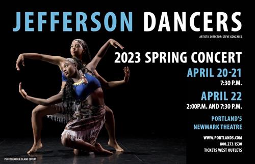Jefferson Dancers Spring Performance at the Newmark Theater 4/20/23