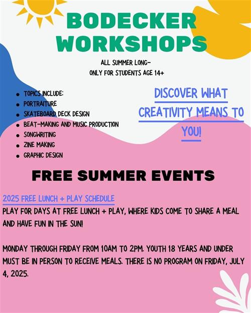 Summer resource flyer