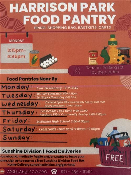 Food Pantry Flyer