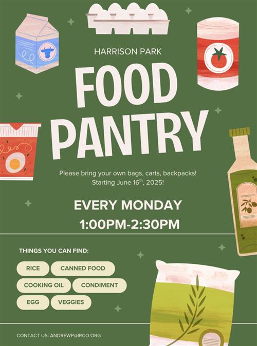 Food pantry flyer