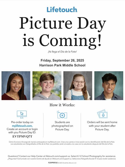 Picture Day Flyer Sept 26