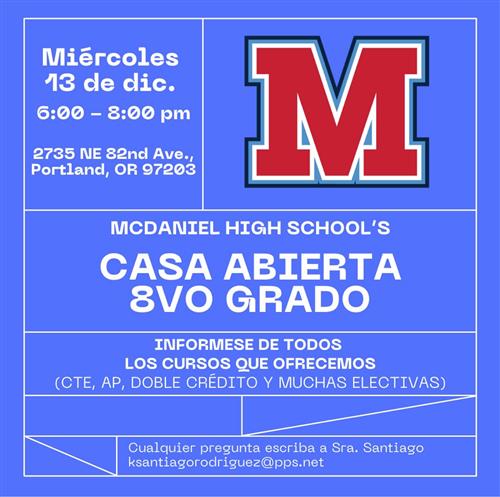Casa Abierta 8vo Grado