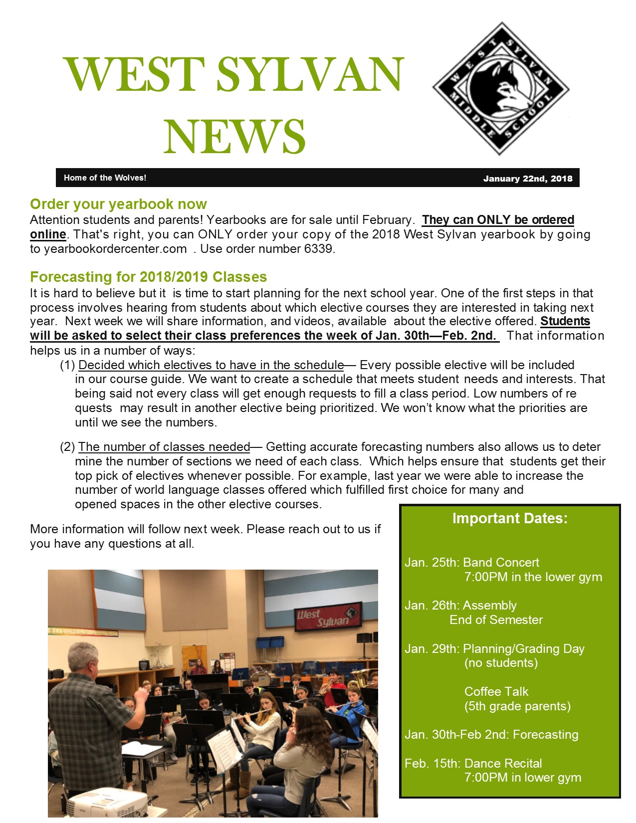 West Sylvan Middle School / Homepage