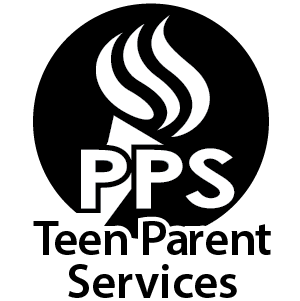 Portland Public Schools logo colored black 