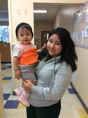 Teen Mother and Child 