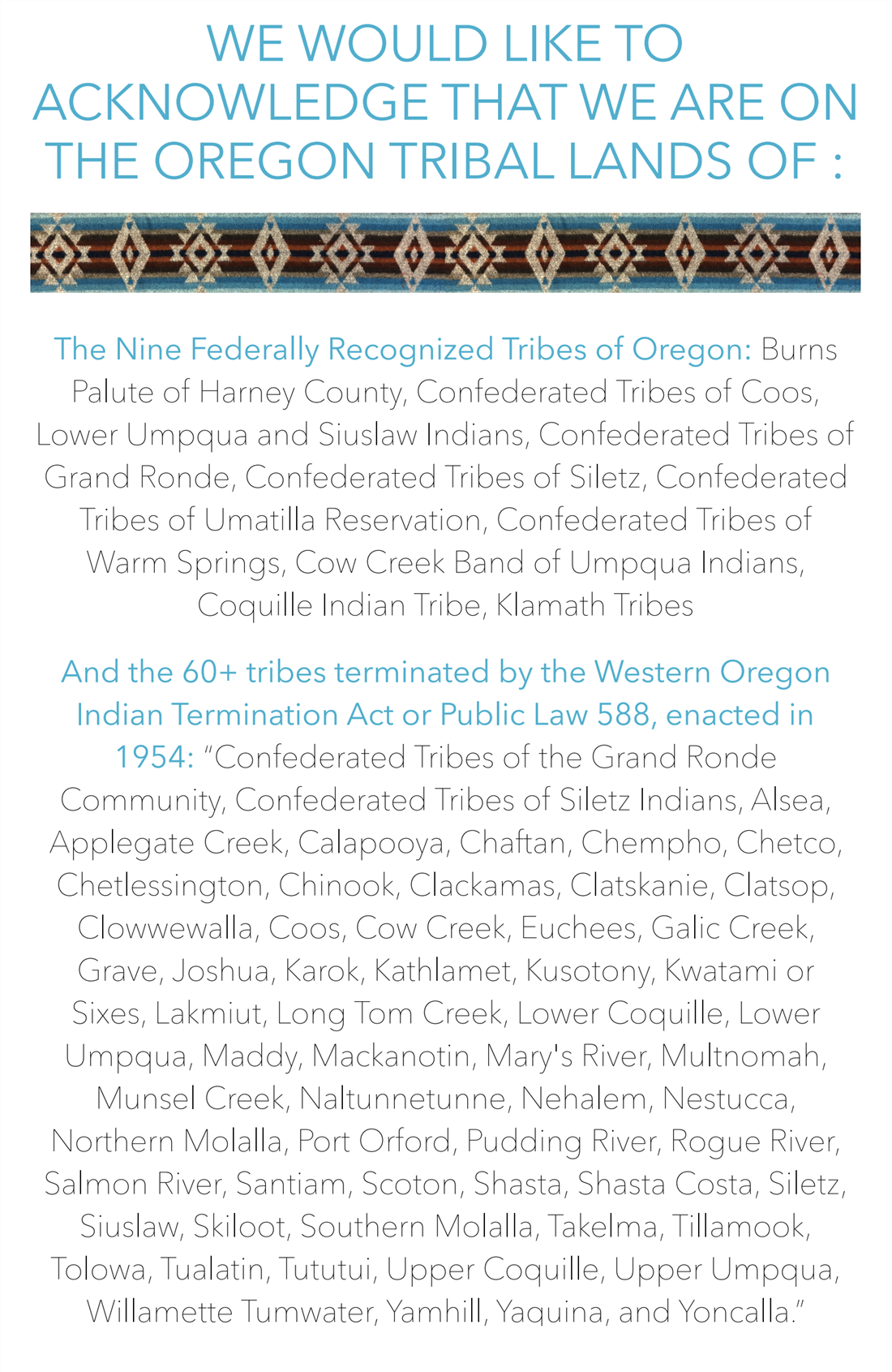Land acknowledgement screenshot