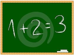 1+2=3 