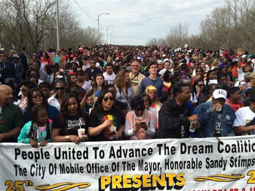 People marching 