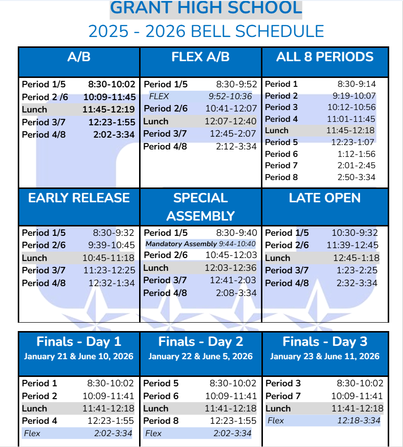 Bell Schedule