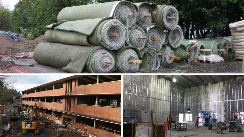 Collage of bond projects