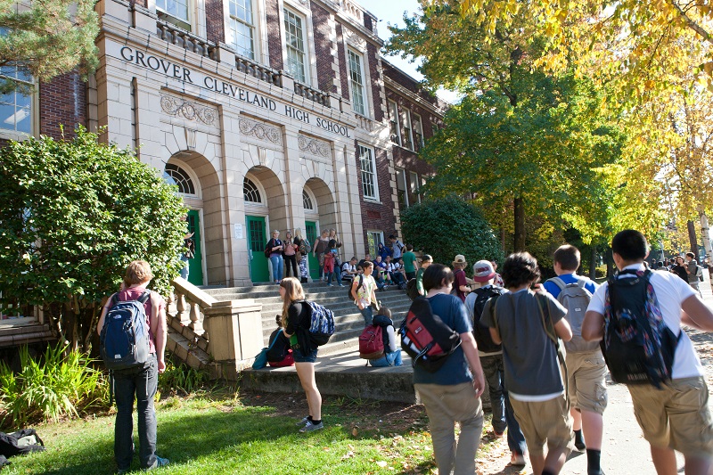 Cleveland High School front