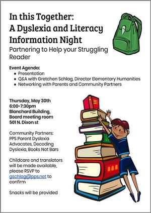 Tomorrow Evening Tuesday 1021 Dyslexia >> District News Detail Page Tomorrow Evening Tuesday 1021 Dyslexia >> District News Detail Page