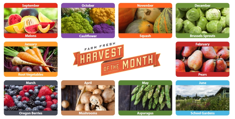 Calendar of Harvest of the Month