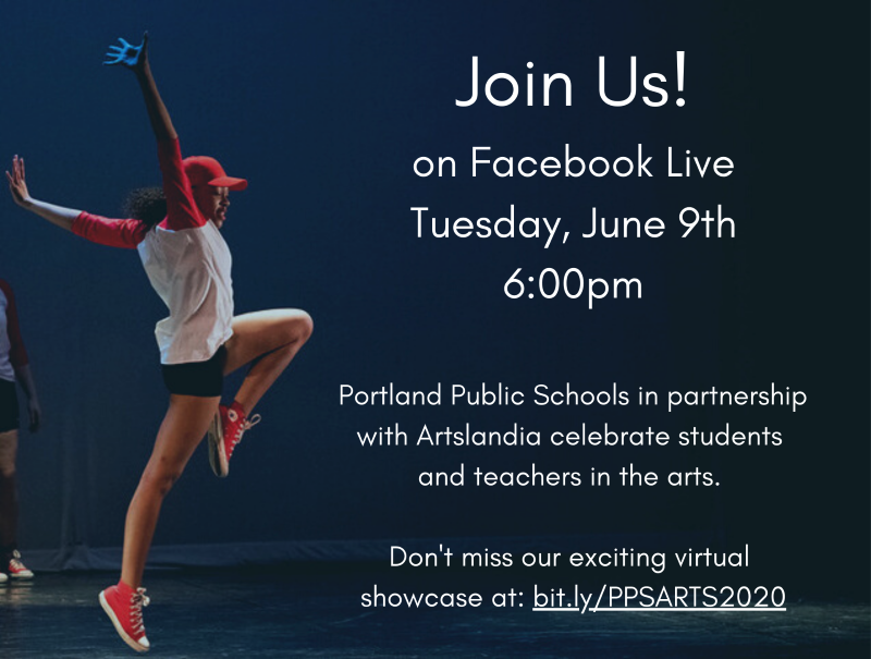 PS Arts event flyer