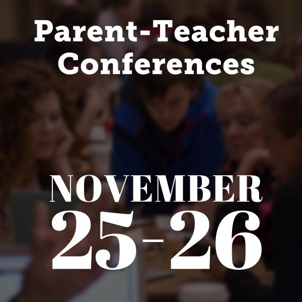 Graphic of parent-teacher conference dates