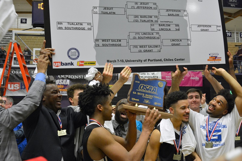  Grant High School 2018 boys basketball state championship