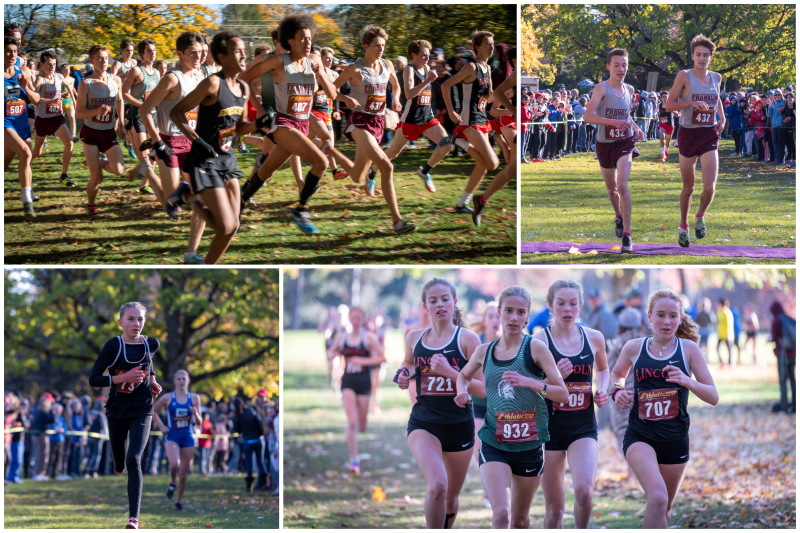  PIL cross country championships collage