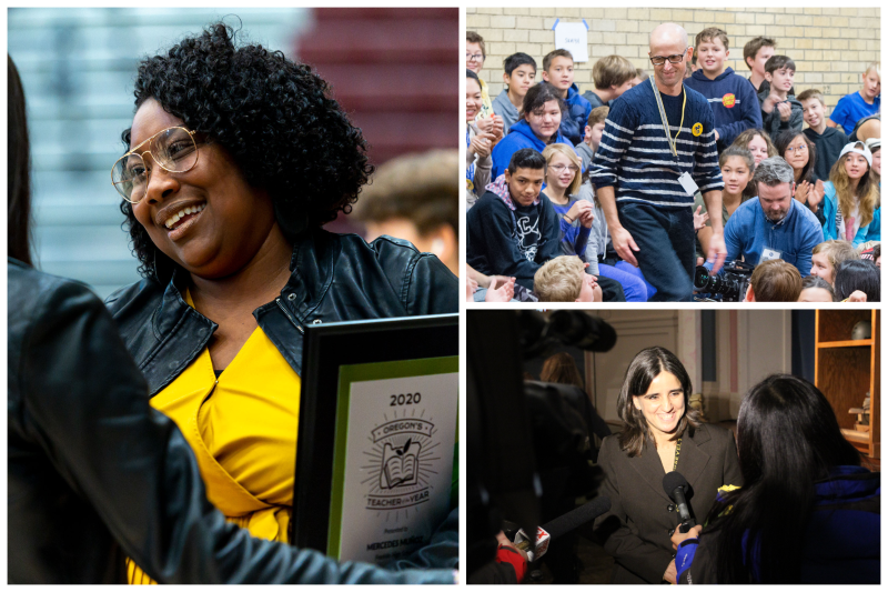 Teacher of the Year collage