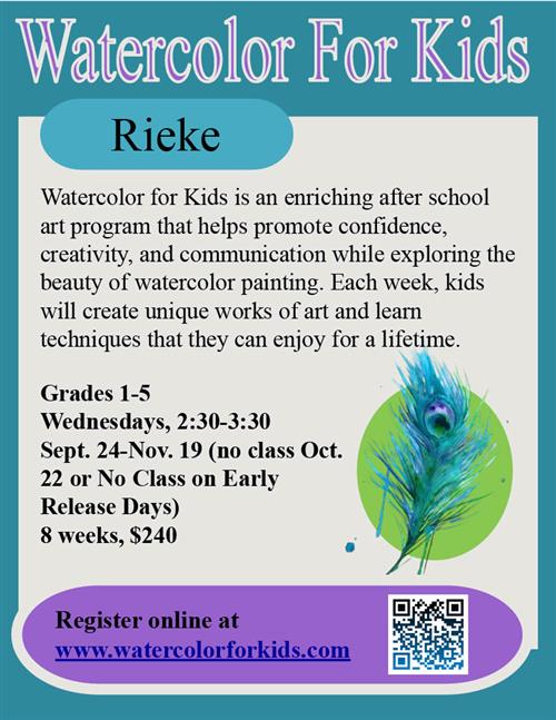 Watercolor Class information