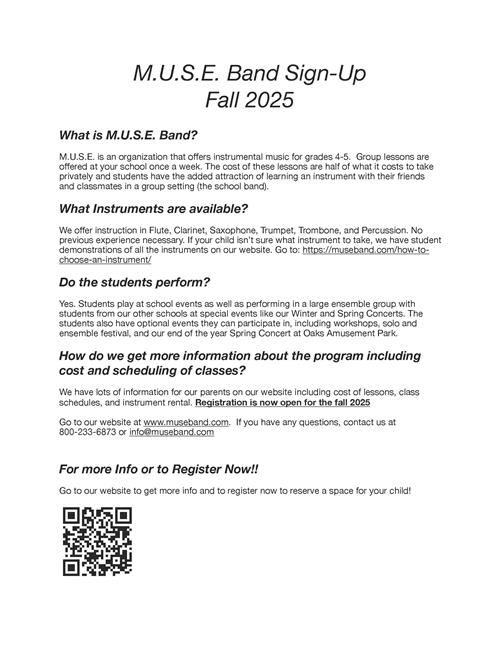 band information