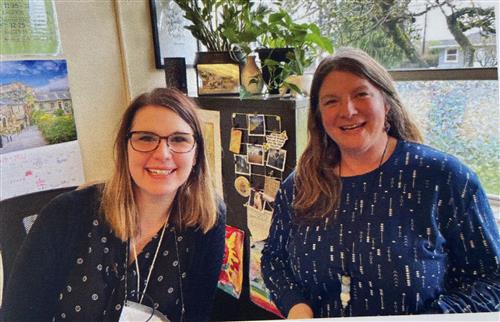 Lacy & Joanna in th Office!