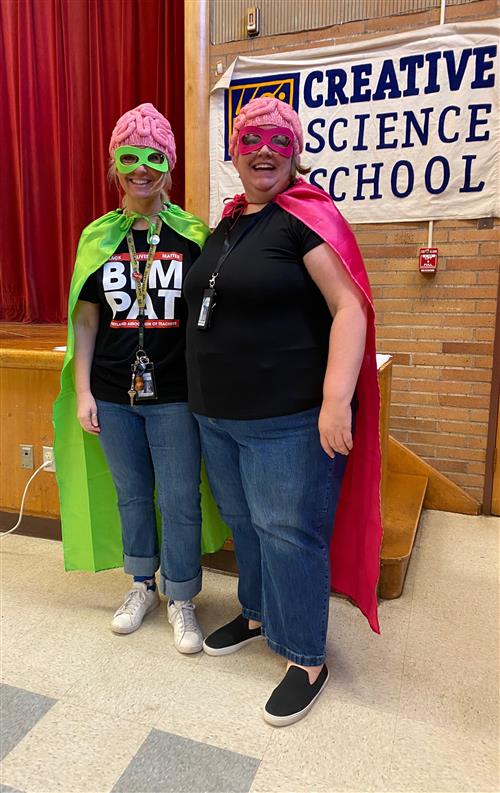 Teacher Brandi and Teacher Heather 