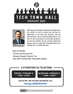 Tech Town Hall Flyer