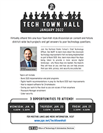 Tech Town Hall Flyer