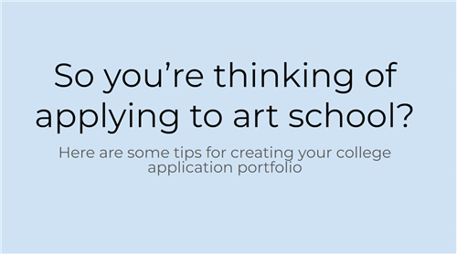 art school process