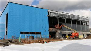exterior of the gym building 