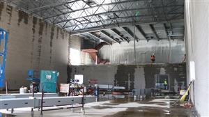 Auxiliary gym interior 