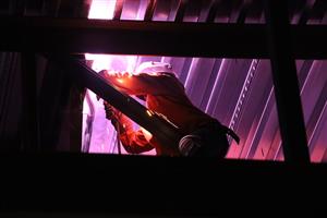 welding in auditorium