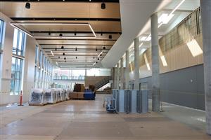 Commons with waiting furniture 