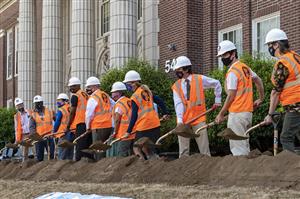 Groundbreaking at Benson