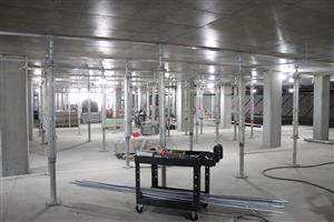 Underground Parking lot framing & plumbing