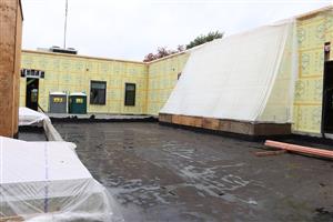 Outside 3rd floor deck work