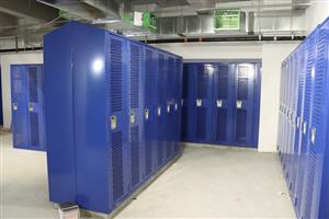 new lockers installed