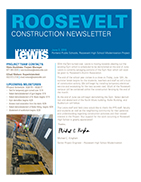 Roosevelt construction letter 