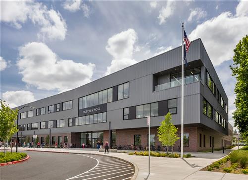 Faubion Middle School, a LEED Gold building