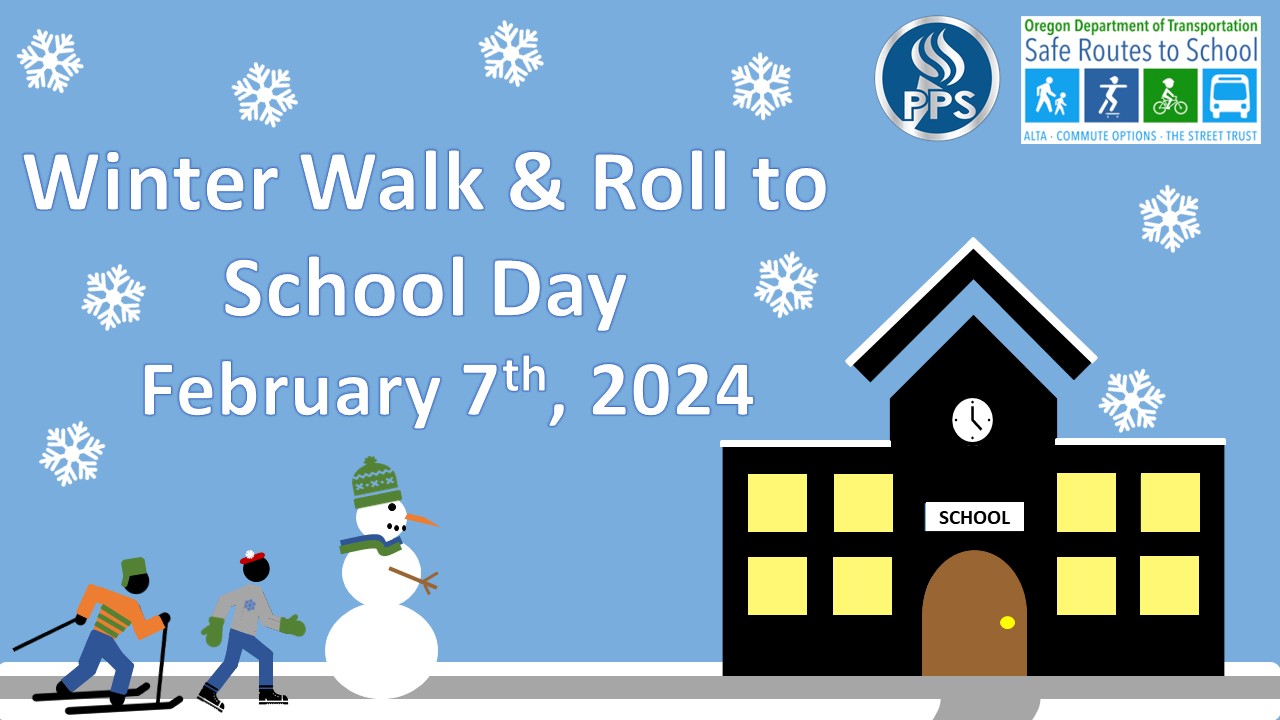 Safe Routes to Schools / Winter Walk & Roll Day