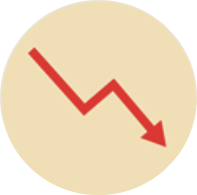 red arrow moving downward