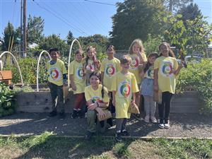 Student Council in garden