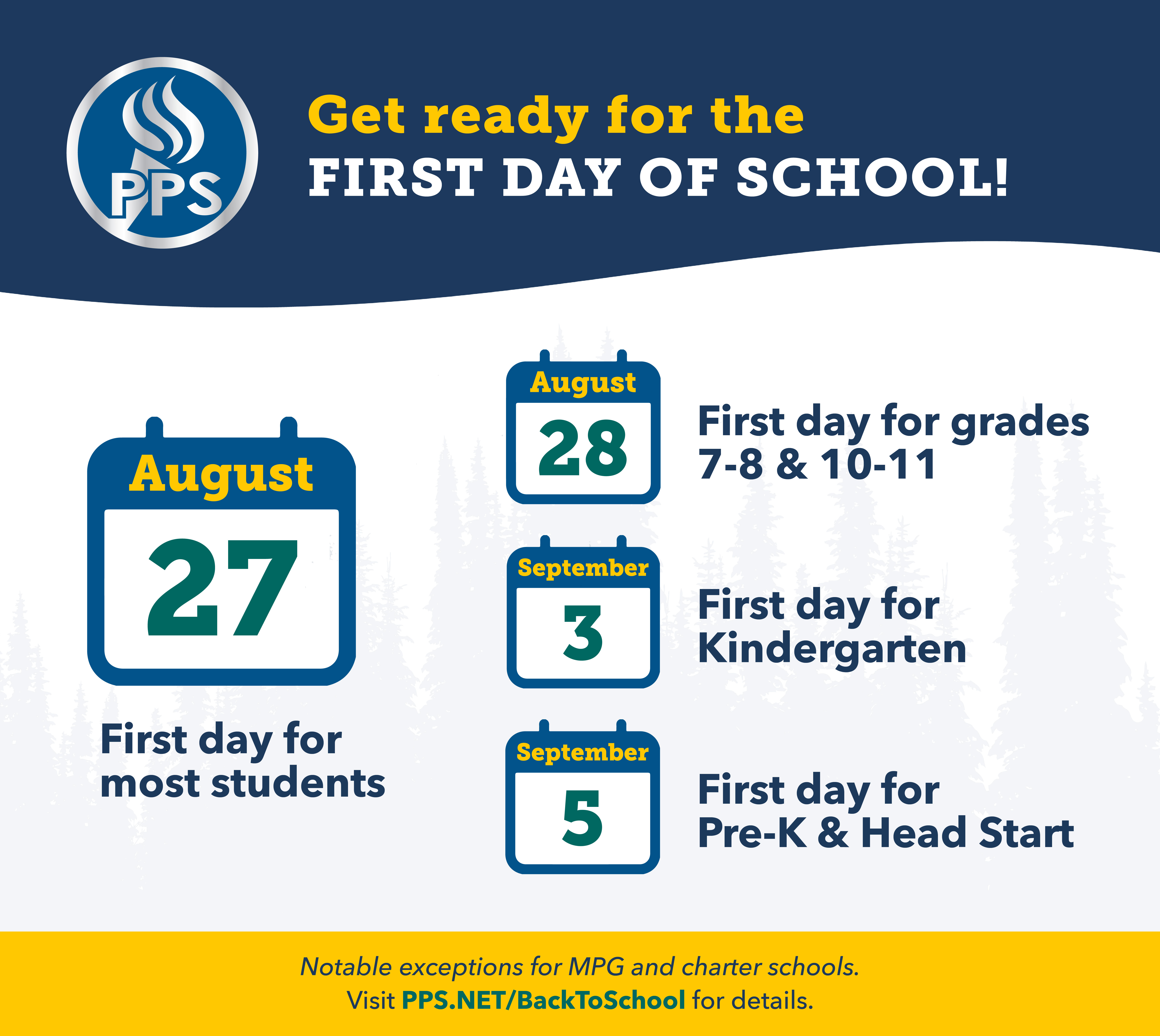 Get ready for the first day of school infographic