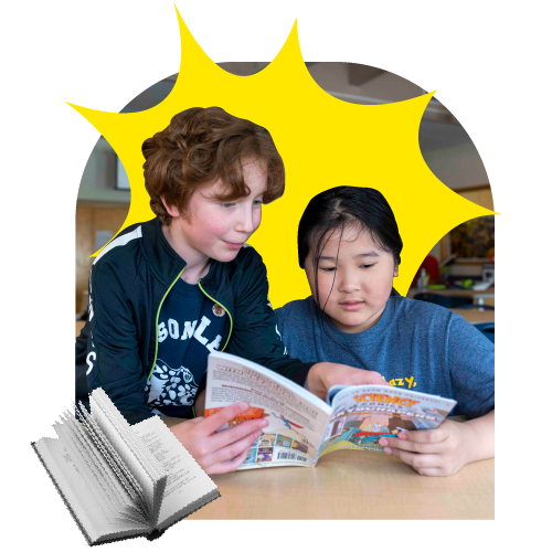 Students reading