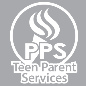 Portland Public Schools logo colored black 
