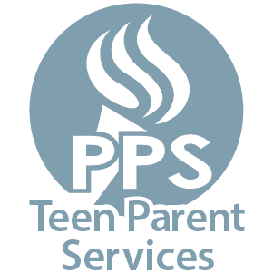 Portland Public Schools logo colored black 